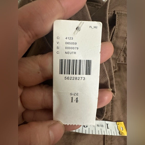 Anthropologie Ellie Embroidered Utility Pants Size  14 new with tag - Picture 9 of 12